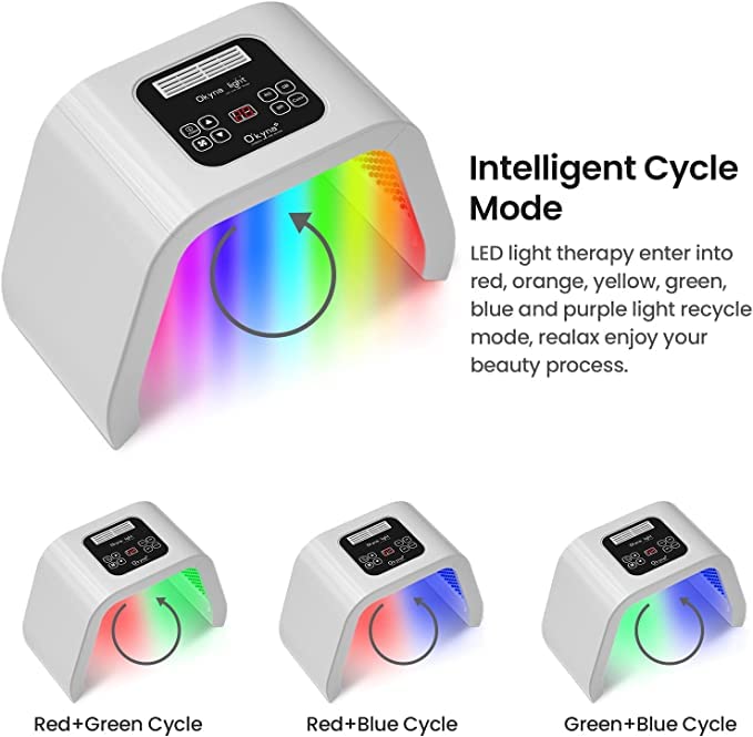 Kostech Omega LED-Face-Mask-Light-Therapy 7 Color LED Face Mask SPA Facial Equipment Skin Rejuvenation Light Facial Body Beauty Machine for Skin Care - Image 4