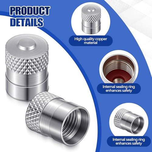 LEIFIDE Brass Valve Stem Caps