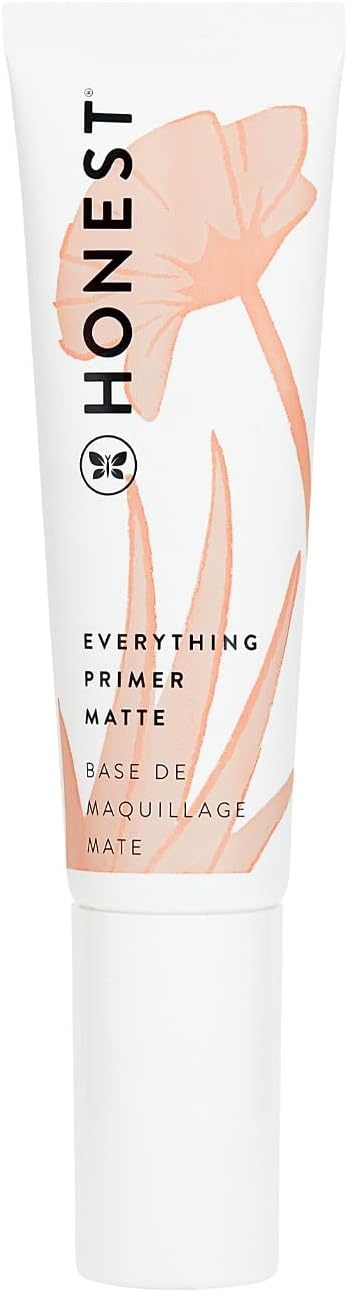 Honest Beauty Everything Primer Matte with Micronized Bamboo Powder, EWG Certified + Dermatologist Tested & Cruelty Free, Sheer, 1 Fl Oz