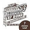 Desert Cactus St. Bonaventure University Sticker Bonnies Bonas Sticker Vinyl Decals Laptop Water Bottle Car Scrapbook Sheet T2 (Type 2) #4