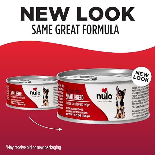 Image of Nulo Small Breed Grain-Free Lamb & Sweet Potato Recipe Adult Wet Canned Dog Food 5.5 Ounce, 24 Cans