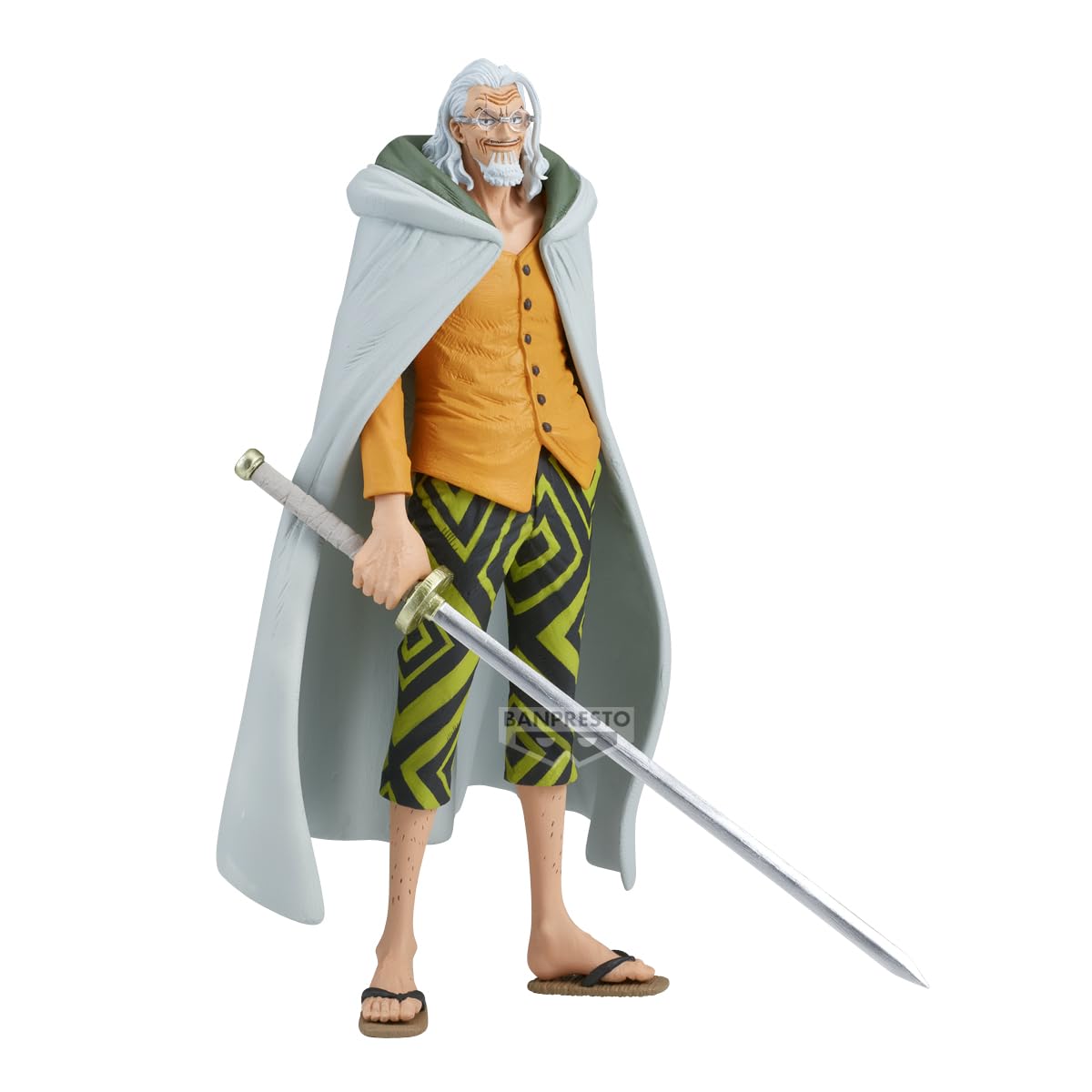 Banpresto Silvers Rayleigh One Piece Action Figure - King of Artist 23 cm - PZ71029P Multicolor - Collectible Figure - Ideal for Anime Fans