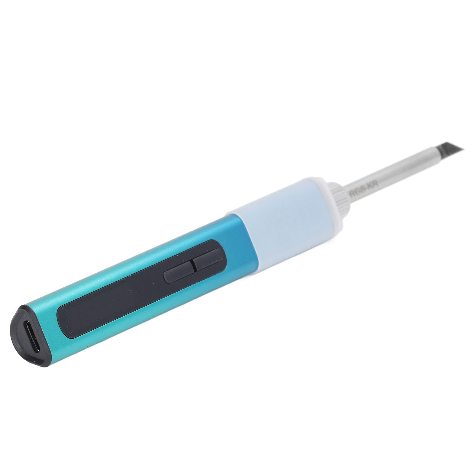 Saldatore elettrico a batteria da 65 W con display digitale, controllo della temperatura PID, riscaldamento rapido, impugnatura isolante in silicone, interfaccia universale