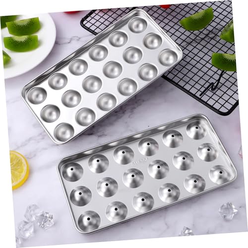 Molde para cubitos de hielo redondo con tapa 18 divisiones miniatura 5