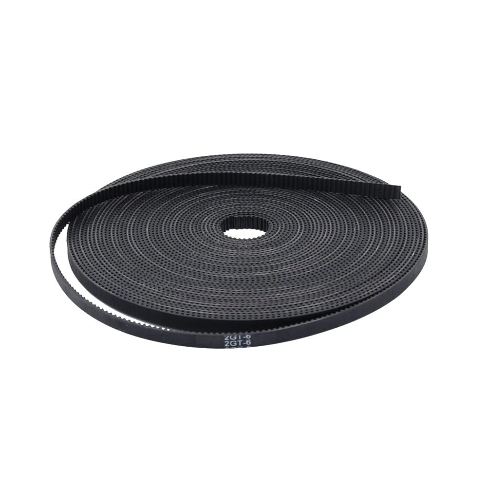 Poulie De Distribution Synchrone Bel for l'imprimante 3D Caoutchouc Noir 2GT 6mm Courroie de Distribution X y Bande d'axe for imprimante 50mm 100mm imprimante 3D pièces, étant largement utilisé