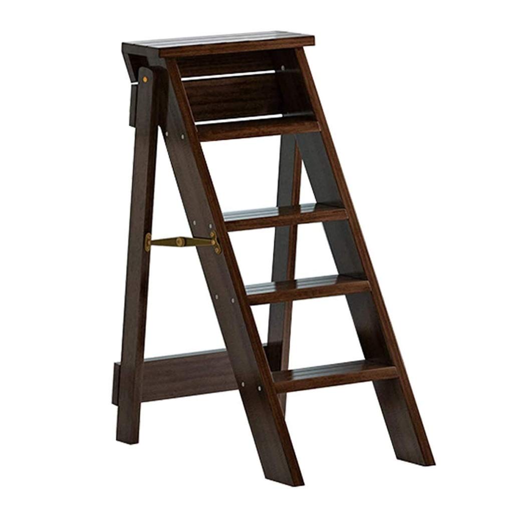 Escalier portable en bois et support pour fleurs gain de place salon