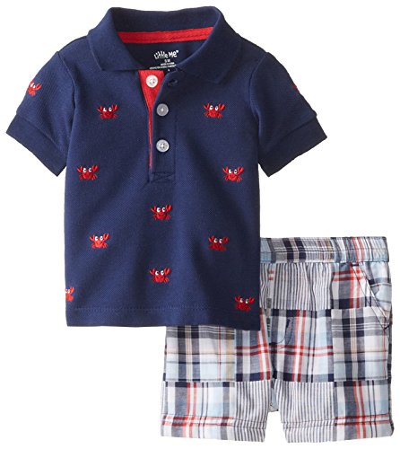 Little Me Baby Boys' Crab Short Set