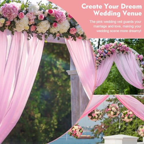 LANSKYLAN Tessuto per Drappeggio per Arco Nuziale