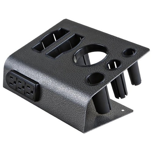 "Oxford" Desktop Appliance Holder W/Outlet Iron Blower