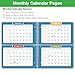 Global Datebooks Dated Middle School or High School Student Planner for Academic Year 2025-2026 Includes Ruler/Bookmark and Planning Stickers (Matrix Style - 8.5