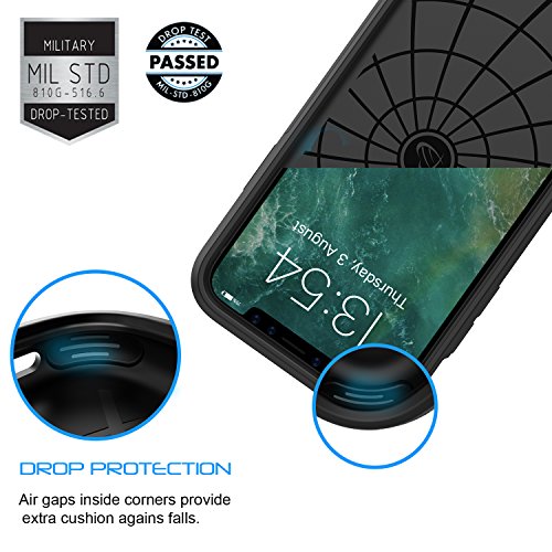 Luvvitt Iphone Xs/X Case, Ultra Armor Case With Dual Layer Heavy Duty Protection And Air Bounce Technology For Iphone Xs/X (2017-2018) - Black #TOP2