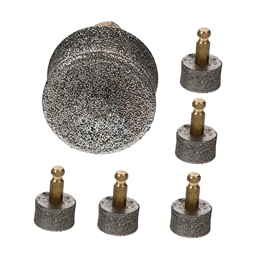 VANZACK 6Pcs Pet Nail Grinding Heads Durable Replacement Heads for Cat Dog Nail Care High Grade Nail Polisher Tools for Pet Grooming Maintenance