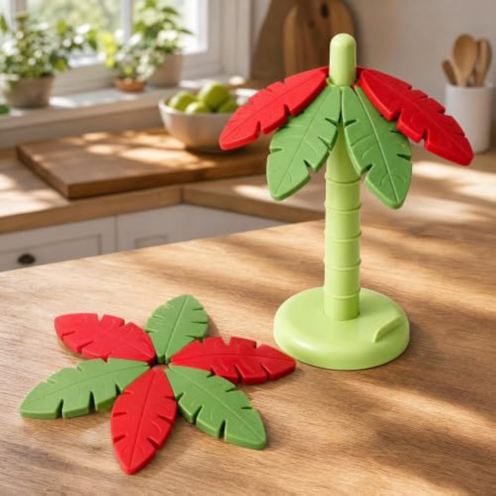 Silicone Heat Resistant Table Mat Set, Pack of 4