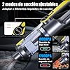 botatio Aspirador de Mano, 17000Pa Aspirador Sin Cable Potente, Descarga de Polvo con un Solo Toque, Motor Sin Escobillas, Ffunción 4 en 1 Aspirador Coche, con Pantalla HD e Iluminación LED, Amarillo #3