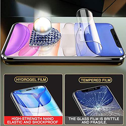 Hydrogel Film Screen Protector Compatible With Iphone 11 Pro/Iphone Xs/X 5.8 Inch. 3D Nano-Tech Hydrogel Protective Film [Not Glass][High Sensitivity][Hd Clear][Fingerprint Support] #TOP5