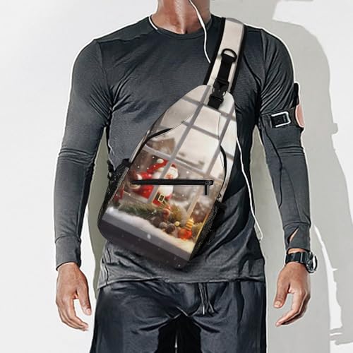 Mochila cruzada deportiva tipo sling para mujer y hombre miniatura 7