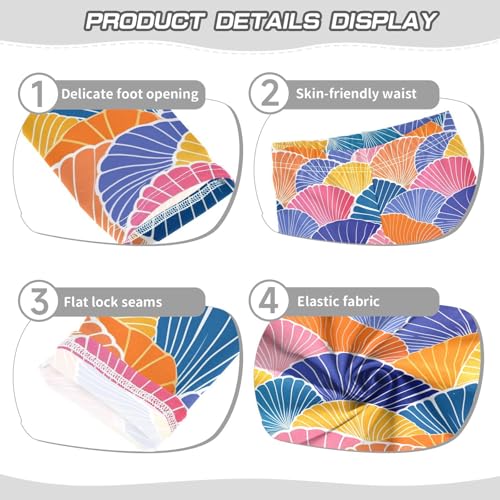 KLL Hand Drawn Cute Japanese Fans Toddler Girl Leggings Comfortable Full Length Athleisure Pants Exercise3