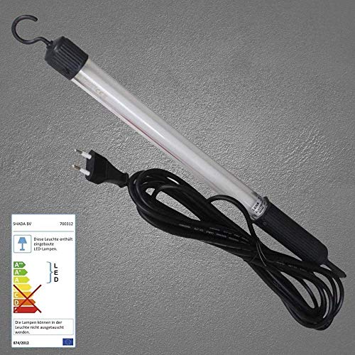 Preisvergleich Produktbild 36 LED Werkstattleuchte mit 5m Anschlusskabel / IP20 Stablampe / Arbeitsleuchte / Arbeitslampe / Handlampe - 4500-5500 K
