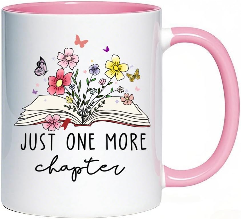 much with open book flowers coming out of book and butterflies