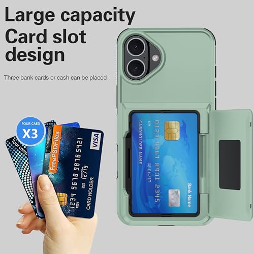 Coque iPhone 16 Plus Asuwish Vert VRSCK US protection intégrale - 3