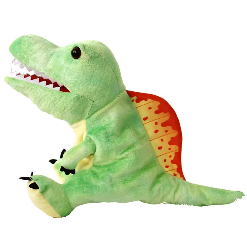 Hand Puppets Dinosaur Puppets for Kids Dinosaur Toys for Boys Girls Plush Dinosaur Stuffed Animal Story Toys Gifts for 3-6 Year Old Boy (Spinosaurus)