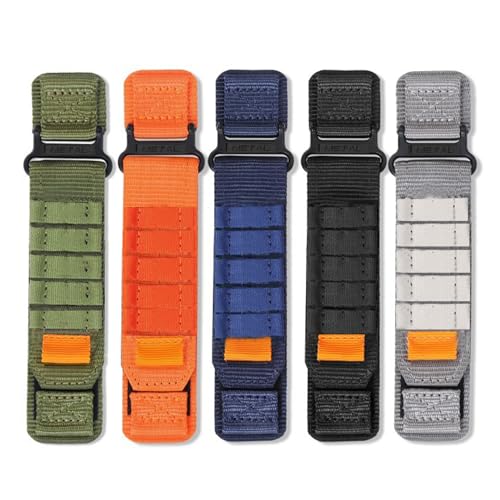 Bracelet nylon 24mm TicWatch Pro 5 maille tissée haute résistance