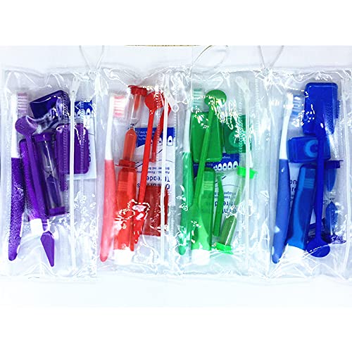 Miniatura 4 de Laboratorio Dental Ortodoncia Higiene Oral Dientes Cuidado de los Dientes Alineador Espejo Flosser Cepillo de Dientes Kit de Cepillo Interdental