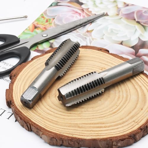 Image of 2pcs M20x2.5 Tap, M20 Metric Thread Right Hand Tapping Tool, HSS Thread Milling Taps (M20 x 2.5, 1 Pair)