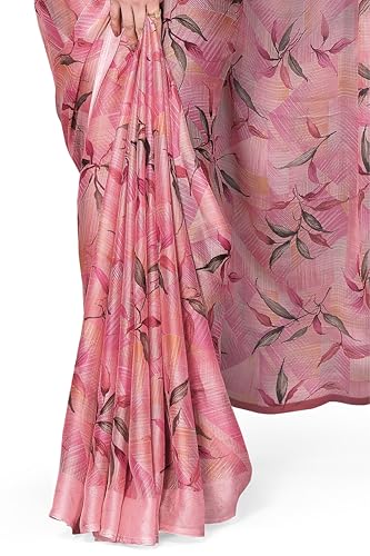 Image of MIRCHI FASHION Women's Ready to Wear 1 Minute Drape Chiffon Printed Saree with Blouse Piece