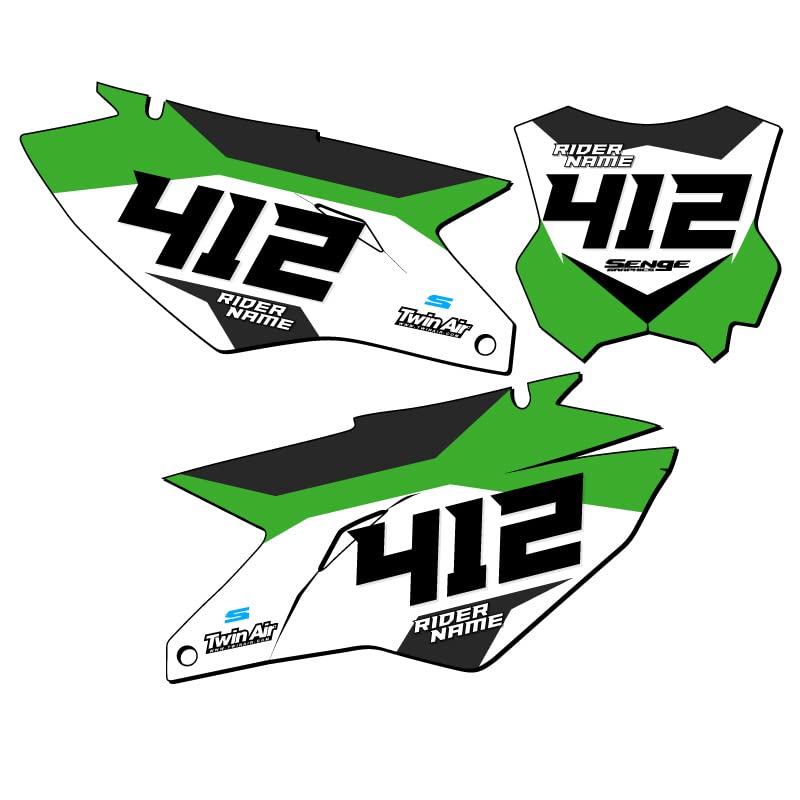 Amazon.com: 2020-2025 KLX 300 R SG63 Custom MX Number Plates Senge