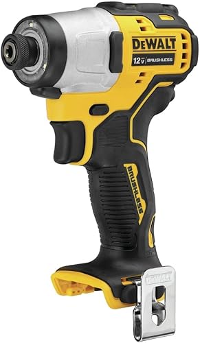 DEWALT XTREME 12V MAX* Destornillador de impacto, inalámbrico, 1/4 pulgadas, solo herramienta (DCF801B)