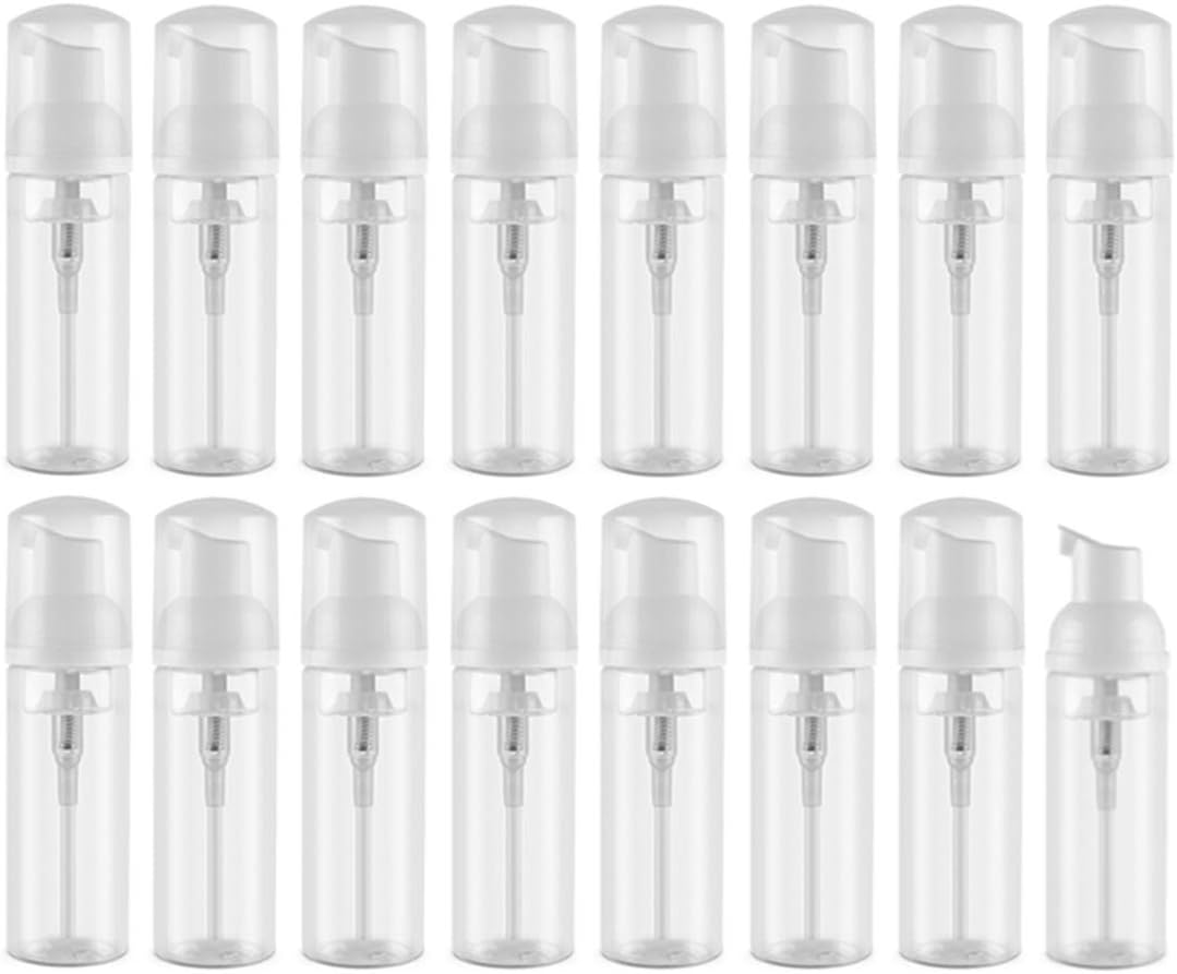 Foraineam 16 Pack 50 ml Foam Dispenser Bottle Plastic BPA