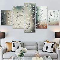 SIGNWIN 5 Panel Canvas Wall Art Organic Arrangement Modern Artwork for Home Decorations Ready to Hang - 60