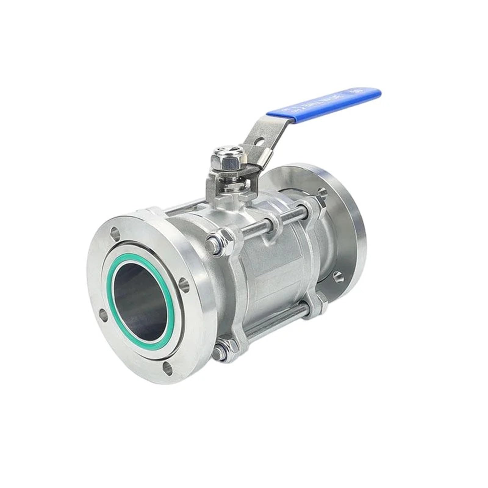 Iddcmwnb Manual Gu16 25 32 40 50 63 80 Gu High Vacuum Ball Valve, Platform, Loose Flange, 304 Stainless Steel(,Gu16)