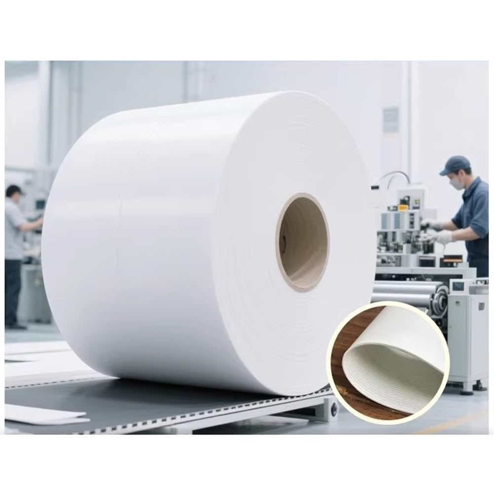 Nastro trasportatore in PVC, 3 mm, bianco, multiplo (30 x 200 cm), leggero, versatile per uso industriale e domestico, ideale per soluzioni di movimentazione dei materiali