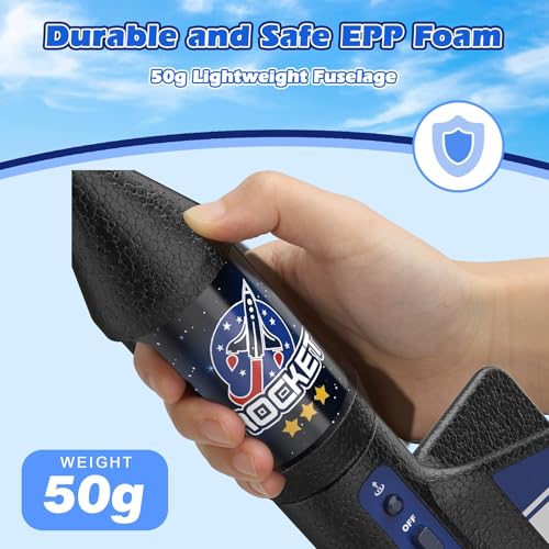 Demolike Rocket Launcher Toy for Kids,Self Launching Motorized Air Rocket with Parachute Launch Up to 200 Ft Model Toys Gifts for Boys Kids Ages 6 7 8 9 10 11 12 Classic