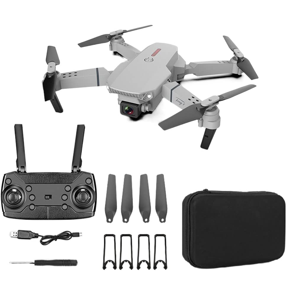 Mini Drones For Kids With Camera 4K HD, Foldable WiFi Drone For Beginners Adults, Easy Control With One Key Operation, Trajectory Flight / 360° Flip, Boys Girls Gift (A 3 battery)
