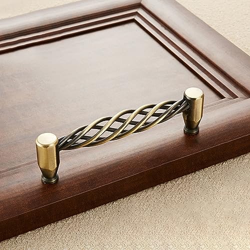 ZONADAH Set of 4 Traditional Drawer Cabinet Handle, Hole Distance 96mm, Metal Bird Cage Furniture Door Pull Handles - Image 2