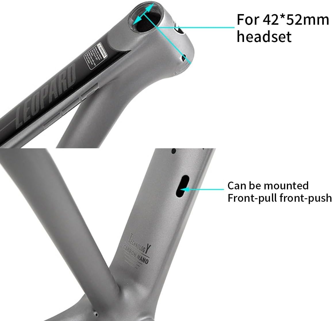 27.5er 29er Carbon Fiber Bikes Frame 15''/17''/19'' Hardtail Mountain Bike Frame Quick Release Disc Brake Routing Internal