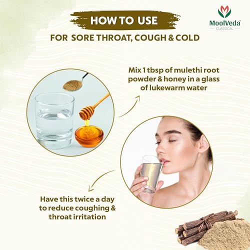 Image of Mulethi (Licorice) Powder | Pure & Natural Powder for Skin, Body & Hair Care | 100 g