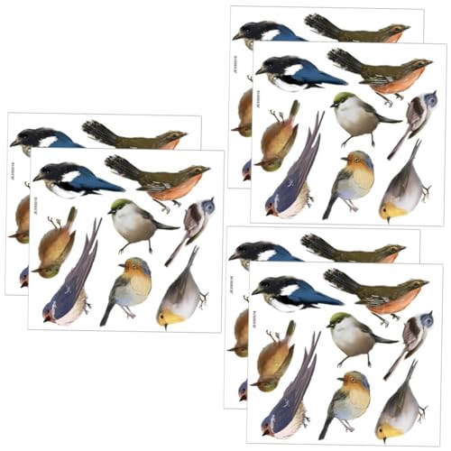 SHINEOFI 3 Series Pegatinas En Las Ventanas Windows Decoración Cubierta Ventana Se Aferra Decoraciones Oscuro Para Calcomanías Hogar De Polivinilo Vistoso 2 Hojas*3