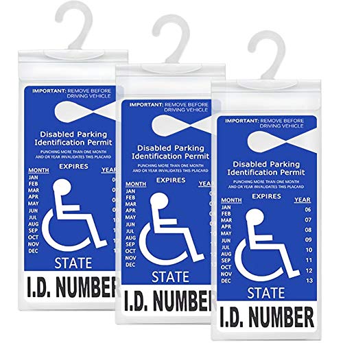 Lotfancy handicap parking placard holder cover - disabl…
