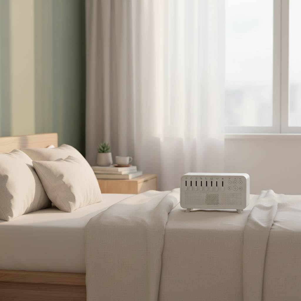Shopia Humidificador con Ruido Blanco 4 en 1 Máquina de Sonido Blanco y Difusor de Aromas para Bebés Adultos