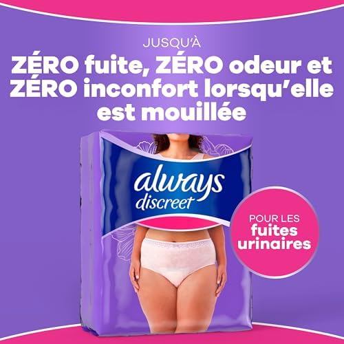 Always Discreet, Reimagined Adult Diapers for Women, Maximum Incontinence and Postpartum Underwear L, 17 Count​ — view 11
