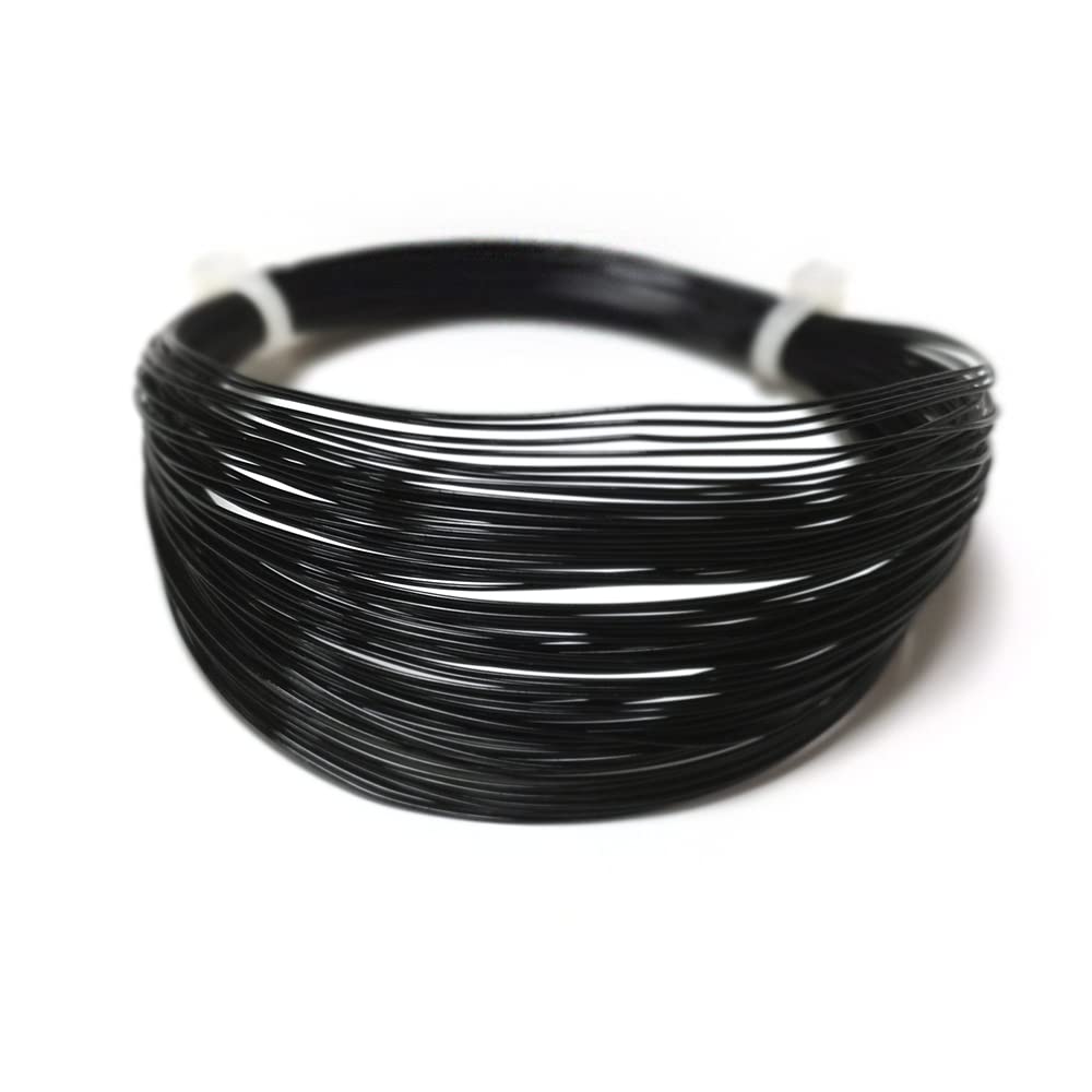 Charming Beads Black Copper Craft Wire Enamelled 15M Coil 0.5Mm Thick
