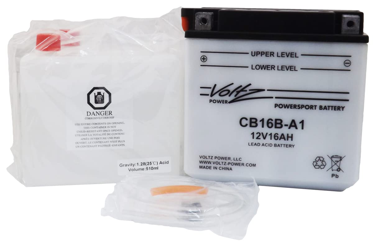 CB16B-A1 High Performance Powersport Battery with Acid Pack