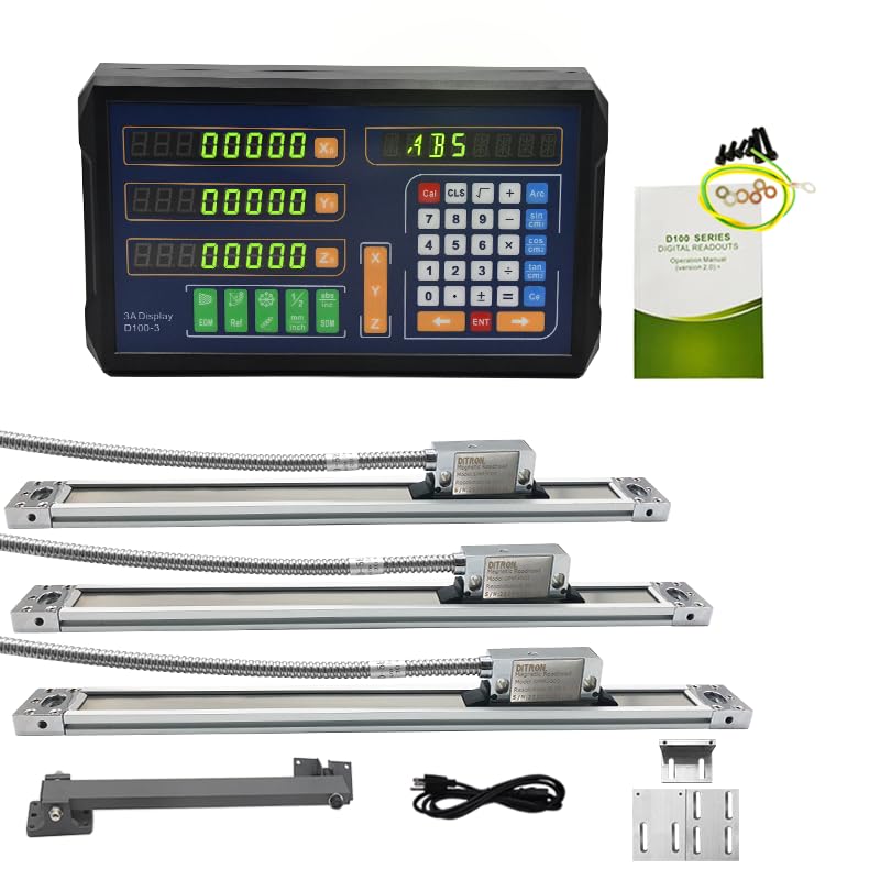 3Axis DRO Económico Display Digital Multifunción 3 Escalas Magnéticas miniatura 1