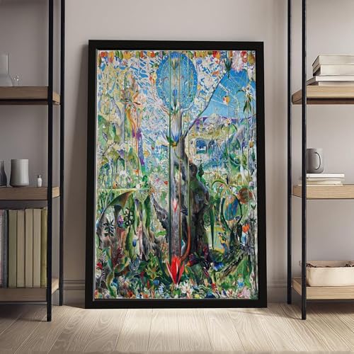 Impression sur toile Arbre de ma vie Joseph Stella cadre inclus - 4