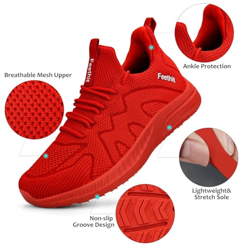 Image of Feethit Womens Running Shoes Lightweight Walking Tennis Shoes Non Slip Comfortable Fashion Sneakers