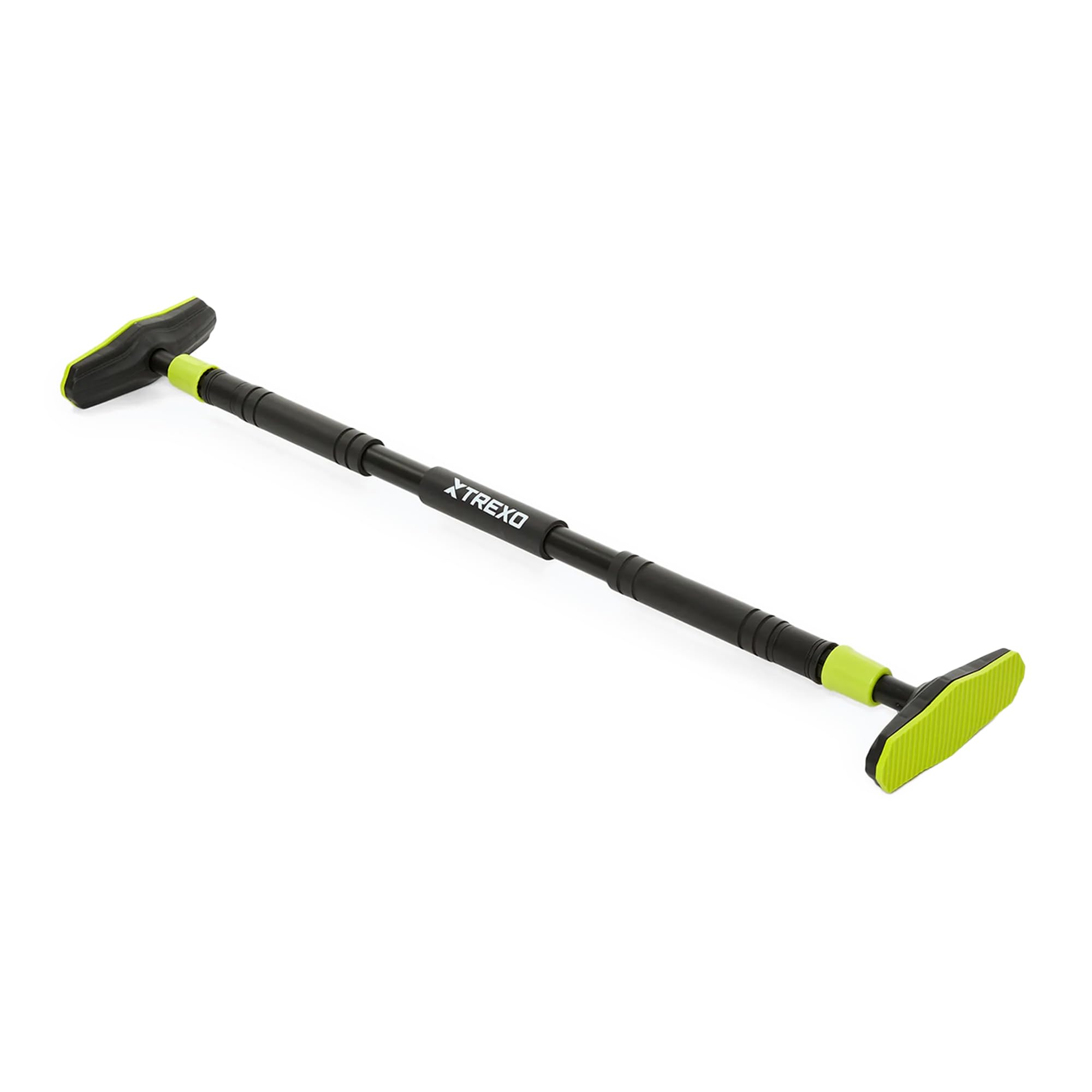 XTREXO Barre de traction, longueur réglable 70 à 96 cm, en acier, charge maximale : 150 kg, pour les tractions et les exercices des bras et des épaules, montage facile, barre avec extrémités en
